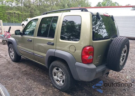 2003 Jeep Liberty Sport из США, поврежденный, VIN 1J4GL48K73W734004